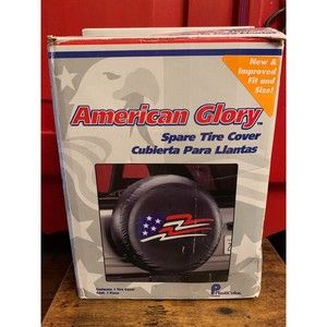 NIB American Glory Flag Tire Cover For Tires 27-31 inches Adjustable Car Truck